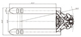 Open Box Electric Powered Pallet Jack - Lithium Ion Motorized 2,500 lb. Capacity Pallet Truck - AW12Li