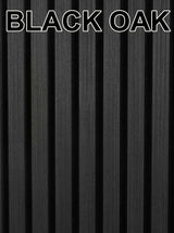 24" x 9' 3D Slat Acoustic Wood Wall Paneling Decorative Soundproof Panels for Walls and Ceilings - White Oak