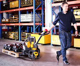 Full Electric Pallet Jack 3300Lbs Capacity 48" x 27" Fork & Extra Battery - CBD15W-Li