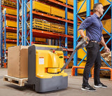 Electric Walkie Pallet Truck 4400lbs Capacity 48" x27" Fork - CBD20KD-II