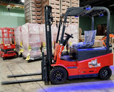 Tuff Lift 3300 Pound Electric Forklift With Side Shift 118" Lift