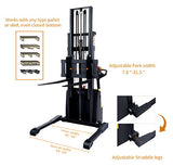 Fully Powered Straddle Stacker 3300lbs Capacity 98"/118" lifting - CTD15RE