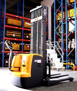 Fully Powered Straddle Walkie Stacker - 3300 lbs Cap. - 118"-220"Lifting - CTDR15-III