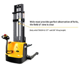 Fully Powered Straddle Walkie Stacker - 3300 lbs Cap. - 118"-220"Lifting - CTDR15-III
