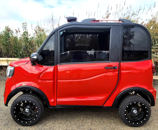 COCOカート LE Coco Coupe Electric LSV Golf Car 4 Seater 60v – Red