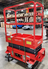 Electric Scissor Lift 16.4 Feet Max Lift 660 LBS Load Capacity Man Lift Jack 110v - Model SJY0305