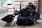 GSI - Mini Skid Steer Track Loader 23HP Gas EPA Electric Start - Black & Gray - LRT23