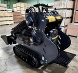 GSI - Mini Skid Steer Track Loader 23HP Gas EPA Electric Start - Black & Gray - LRT23