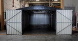 GSI - 14'W x 27'L x 8' Single One Car Garage Metal Car Storage Shelter - S1427