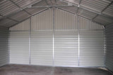 GSI - 20'W x 20' x 12' Double Car Garage Metal Car Storage Shelter - S2119