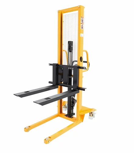 Manual Lift Table W/Adjustable Fork - 1100lbs Capacity- 63