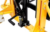 Manual Lift Table Straddle legs - 2200lbs Capacity - 63" lifting height|SDJAS1016