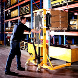 Manual Lift Table Straddle legs - 2200lbs Capacity - 63" lifting height|SDJAS1016
