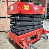 Electric Scissor Lift XL With 21.5 Foot Working Height Man Lift - SJY0307 - Demo Model