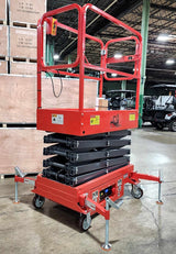 Electric Scissor Lift XL With 21.5 Foot Working Height Man Lift - SJY0307 - Demo Model