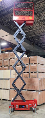 Electric Scissor Lift XL With 21.5 Foot Working Height Man Lift - SJY0307 - Demo Model