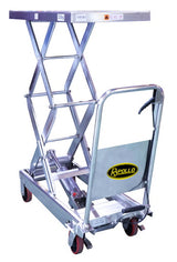 Double Scissors Stainless Steel Lift Table - 770 lbs - 51.2" lifting height - SPS350-STAINLESS