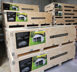 GSI - 20'W x 20' x 12' Double Car Garage Metal Car Storage Shelter - S2119