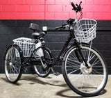 GSI - 26" Electric Powered Adult Tricycle Motorized 3 Wheel Mobility Trike Scooter Bicycle - Critter SLC