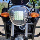 Electric Powered Cargo Truck 1000 Watt Motorized Utility Offroad Vehicle 3 Wheel Trike Bicycle Scooter - Black