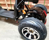 GSI - E-Mod 2000W Electric 3 Wheel Fat Tire Scooter Trike Harley Chopper Style CityCoco - EMod