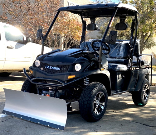 400cc GVX Gas Golf Cart UTV 4x4 With Snow Plow & Rear Flip Seat