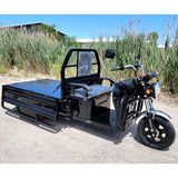 GSI - Electric Powered Cargo Truck Tuck Tuck Rickshaw 1000 Watt Motorized Scooter Moped Truck 3 Wheel Trike Bicycle Scooter