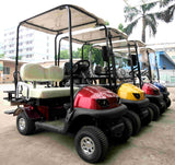 Electric Termite Golf Cart Small Four Seater Optionally Fully Loaded - White