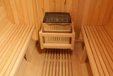 GSI - 4-6 Person Outdoor Barrel Sauna Hemlock Wood - Wet/Dry - Silver Lake Edition - SH1818