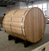 GSI - 4-6 Person Outdoor Barrel Sauna Hemlock Wood - Wet/Dry - Silver Lake Edition - SH1818