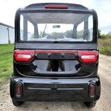 LE Coco Coupe Red Electric Golf Car Small LSV Low Speed Vehicle Golf Cart 4 Seater 60v Scooter Car - Black