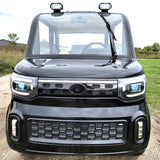 Electric Golf Car 4 Seater Small LSV Low Speed Vehicle Golf Cart 4 Seater 60v Coco Coupe Scooter Car - Black