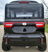 LE Coco Coupe Red Electric Golf Car Small LSV Low Speed Vehicle Golf Cart 4 Seater 60v Scooter Car - Black