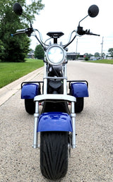 GSI - E-Mod 2000W Electric 3 Wheel Fat Tire Scooter Trike Harley Chopper Style CityCoco - EMod