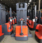 GSI - Fully Electric Pallet Walkie Powered Straddle Stacker Motorized - 3300LB Capacity - 118" Lifting - ES-15PS