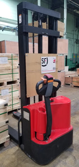GSI - Fully Electric Pallet Walkie Powered Stacker Motorized - 3300LB Capacity - 118" Lifting - ES-15P