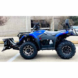 MSA 300cc 4x4 ATV With Snow Plow UTV - Utility Style Vehicle Four Wheel Drive - Blue