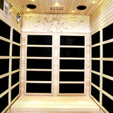 2-3 Person FAR Infrared Sauna Canadian Hemlock - Romantic 2 Person - NEW - OPEN BOX