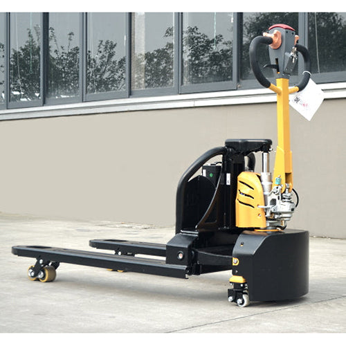 Fully Electric Powered Pallet Jack - 1.5T Lithium Ion Motorized 3,300 lb. Capacity Pallet Truck Stacker - WLT - EPT-15C