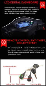 GSI - 48 Volt Adult Mobility Trike Scooter Mobile Edition by Safer123 - 36