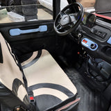 LE Coco Coupe Red Electric Golf Car Small LSV Low Speed Vehicle Golf Cart 4 Seater 60v Scooter Car - Black