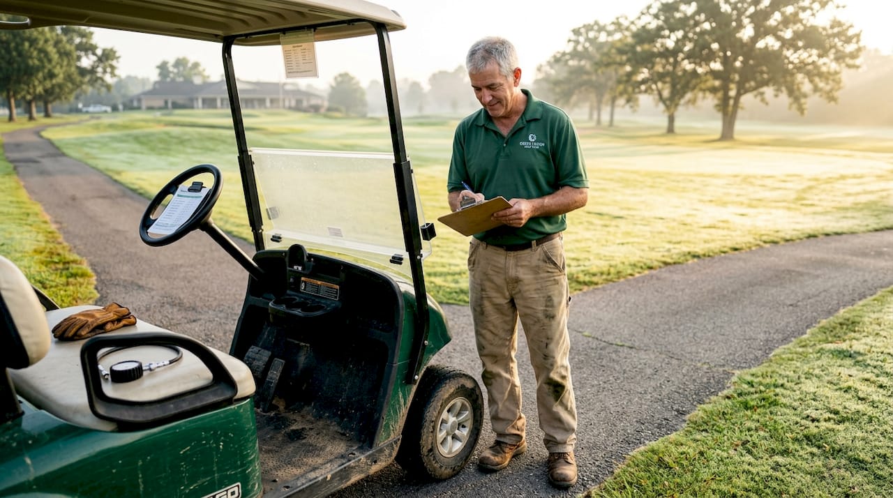 Optimize Golf Course Vehicles: Essential Maintenance Checklist
