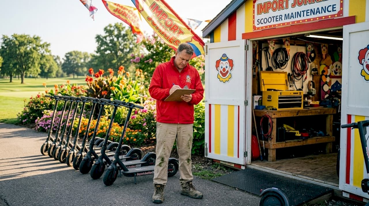 The Role of Scooters in Course Operations