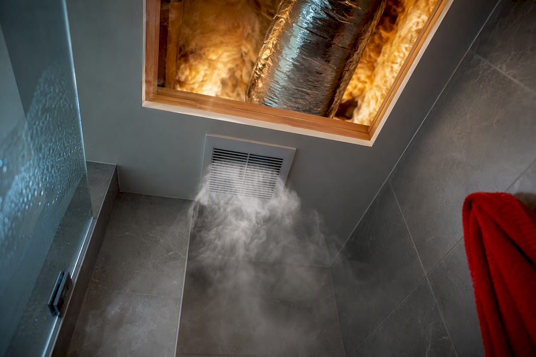 1 CFM Per Sq Ft: Size Steam Shower Ventilation Without Killing the Steam