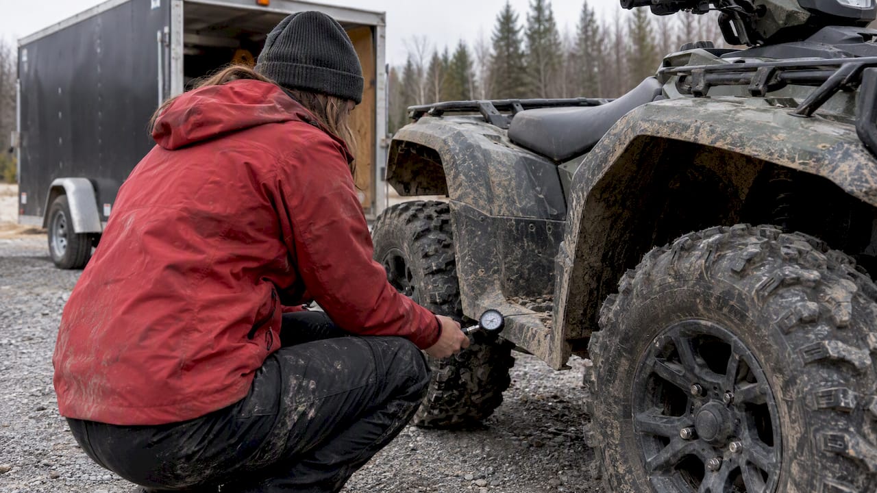 ATV Tire Pressure: The Right PSI and How to Set It