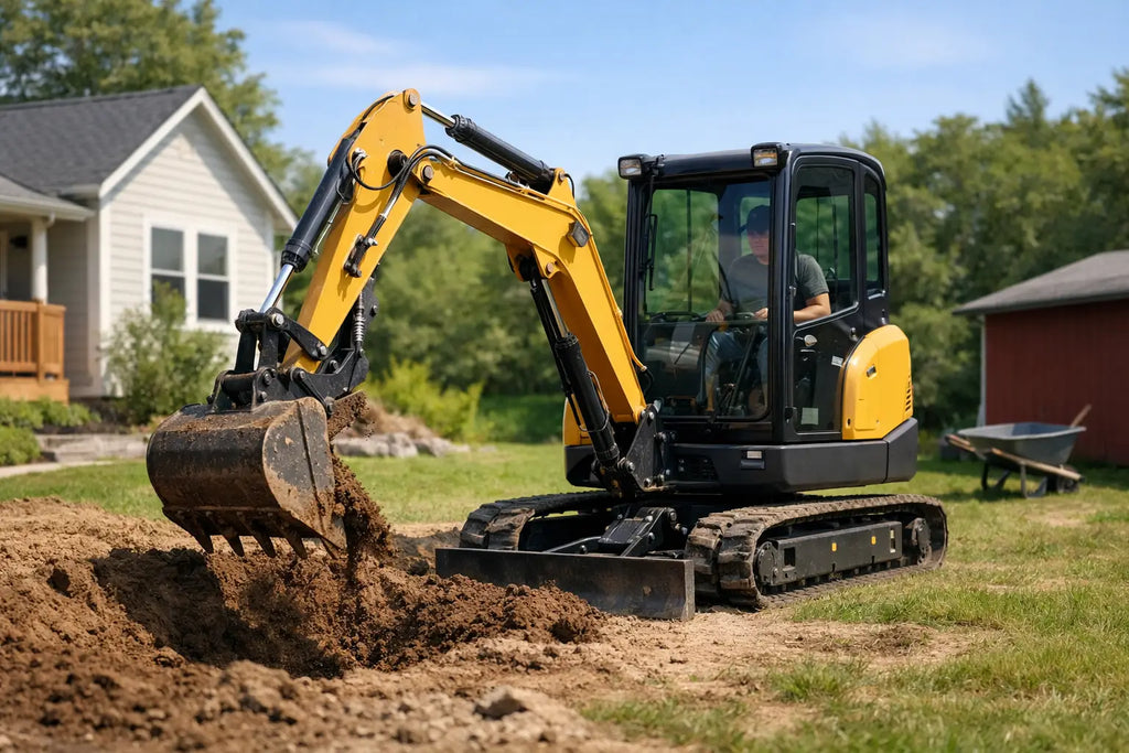Best Mini Excavator for Small Property Jobs