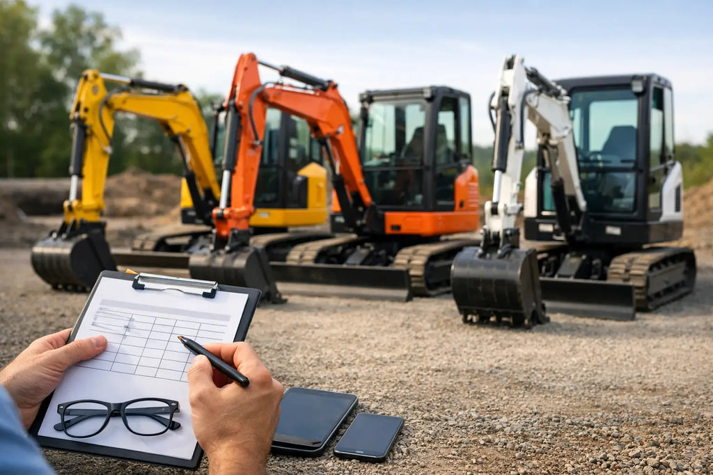 How to Compare Mini Excavators Smartly