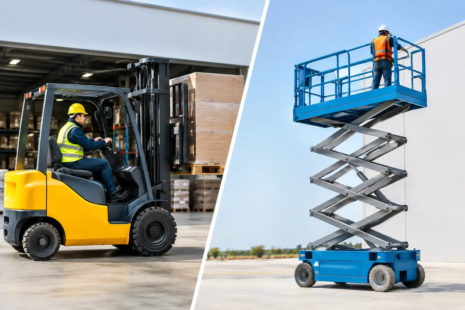 Forklift Versus Scissor Lift for Your Job