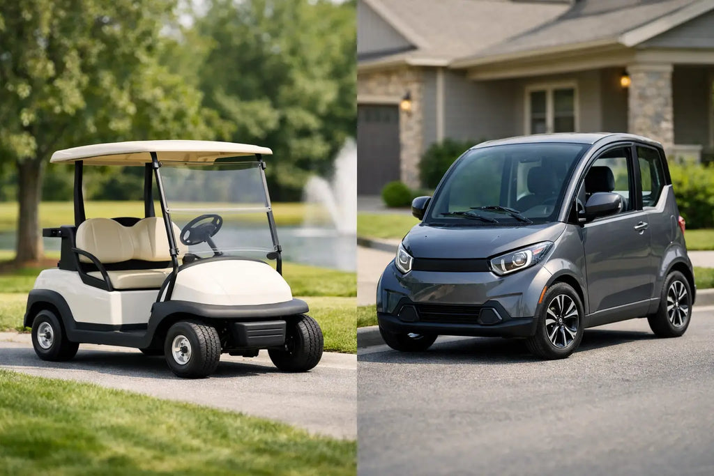 Golf Cart vs Neighborhood EV: Which Fits?