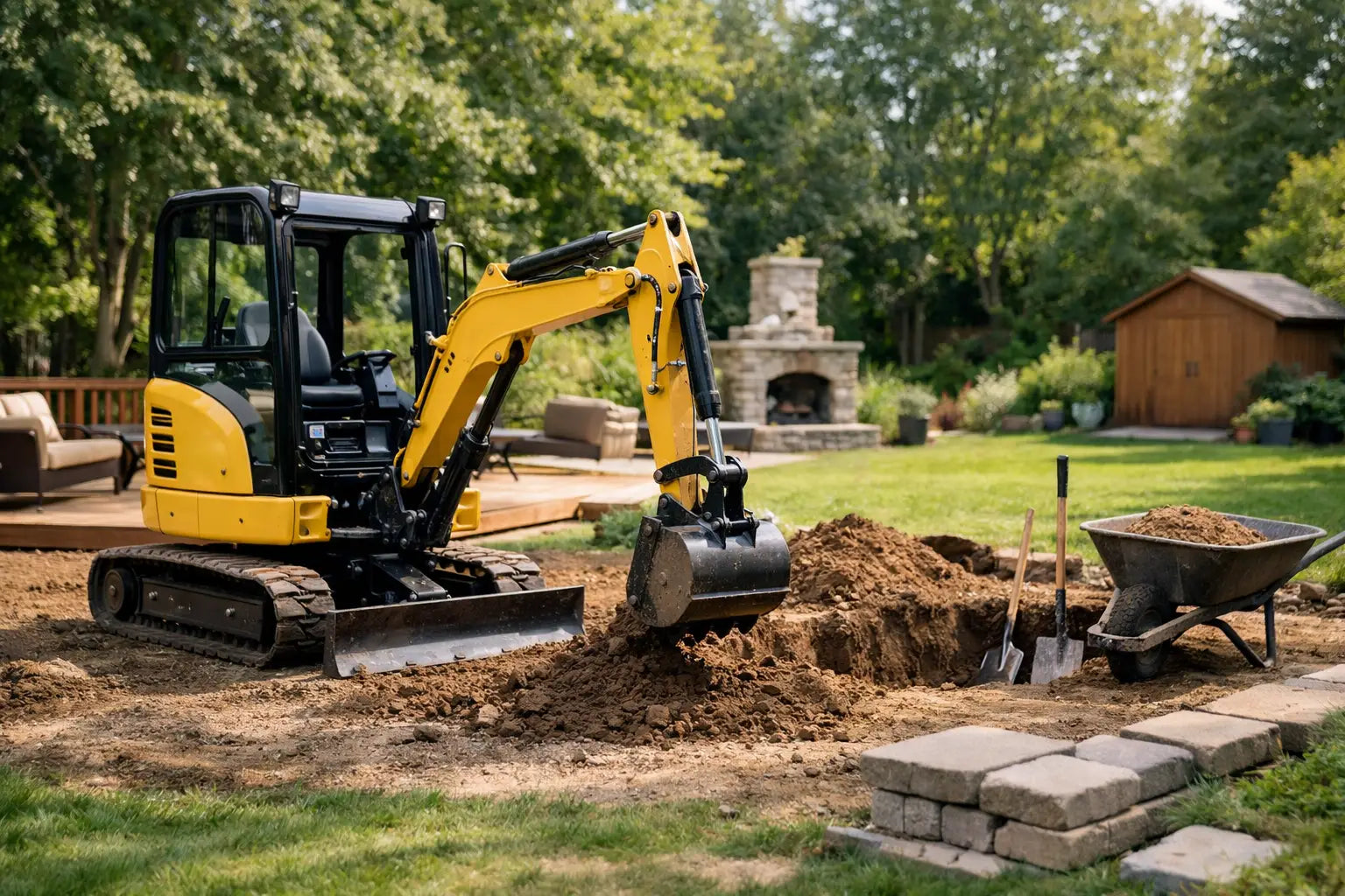 Is a Mini Excavator for Backyard Projects Worth It?